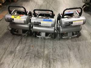 LOT OF 3 HUSKY SILENT COMPRESSORS CUSTOMER RETURNS SEE PICS