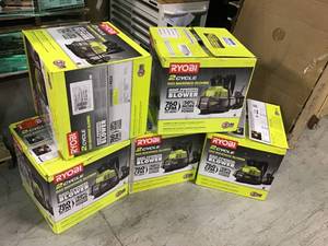 Pallet whit assorted ryobi backpack blower Original online returns