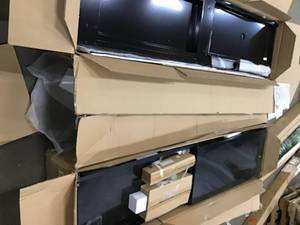LOt of 2 Husky 36 in Storage Cabinets (Fold Down Workbench not included) not used see pictures