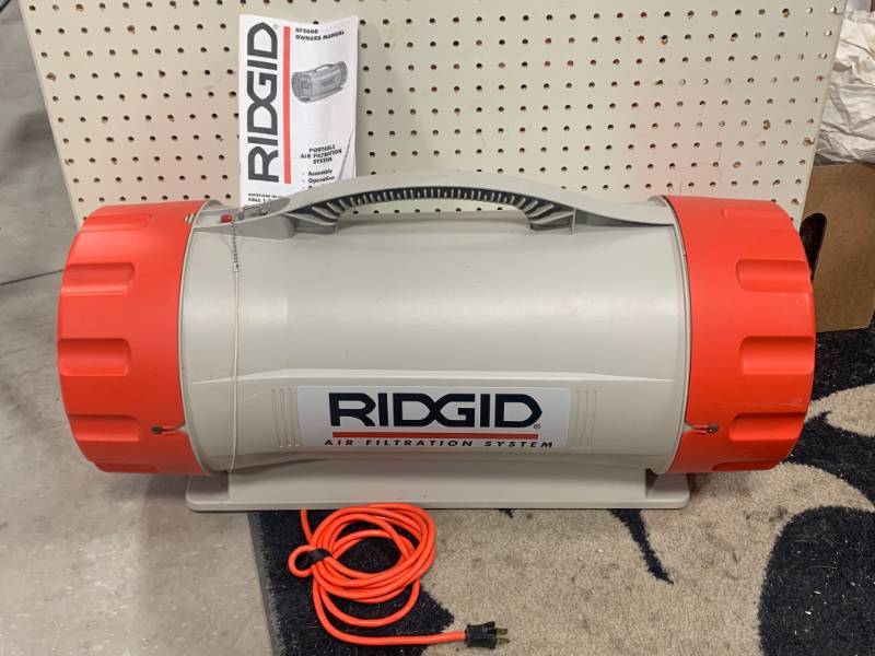 Ridgid air filtration on sale system af2000 filter