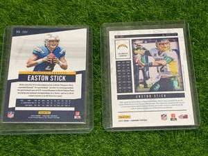 lot 19 image: 2019 Easton Stick Rookie Football Cards