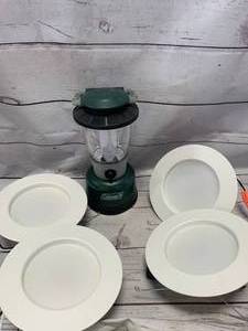 lot 48 image: Coleman Lantern & Flush Mount Ceiling Lights