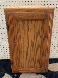 lot 61 image: Wood Cabinet Fits Between Studs 13 X 24 5 And 14 Inch Deep