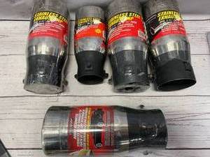 lot 86 image: Lot of 5 Exhaust Slip on Tips