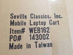 lot 69 image: Seville Classic Laptop Cart
