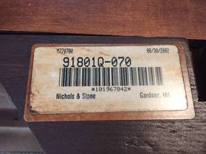 lot 84 image: Nichols and Stone Cedar Chest