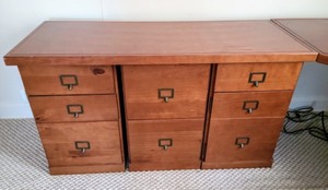 lot 67 image: Corner Office Desk