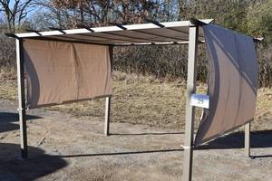 lot 32 image: CASTLECREEK 12 x 10 Pergola Gazebo with Retractable Walls