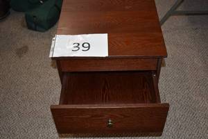 lot 42 image: CASTLECREEK Gun Concealment End Table