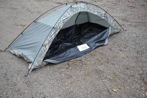 lot 94 image: U.S. Military Surplus Improved Combat Shelter Tent, 1 person, Used