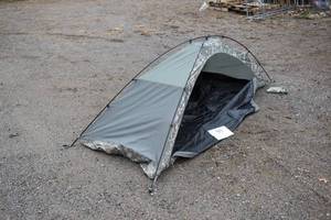 lot 99 image: U.S. Military Surplus Improved Combat Shelter Tent, 1 person, Used