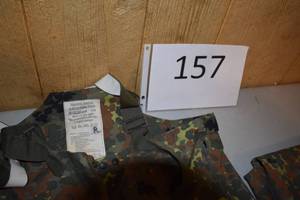 lot 153 image: German Military Surplus Flecktarn Camo Field Pants and top with GORE-TEX