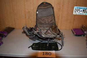 lot 177 image: Timber Hawk Big  Daypack with Riffle Sling and Hydration Pack
