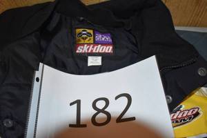 lot 179 image: Skidoo snowmobile jacket yellow and black