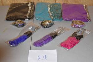 lot 213 image: Costume Jewelry perfect for Christmas time gift for the loved one in your life Item# 24