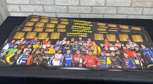 lot 33A image: NASCAR Goodyear Advertising Posters (5)