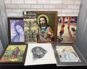 lot 6 image: Religious Artwork Lot
