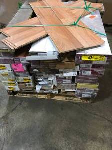 Pallet with mixed flooring review pictures