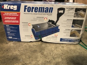 Kreg 34 HP Electric Foreman Pocket Hole Machine not used