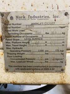 Mark Lift CH30EP