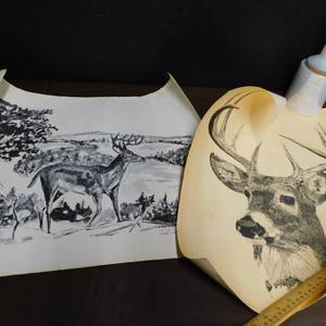 VINTAGE PEN AND INK DRAWINGS