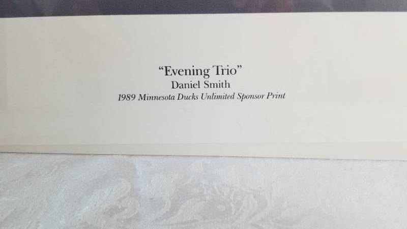 lot 136 image: Daniel Smith Print EVENING TRIO  Signed and Numbered