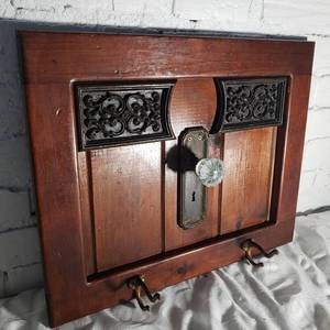 lot 70 image: Upcycled Rustic Coat Hooks