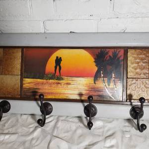 lot 69 image: Tropical Coat Hooks