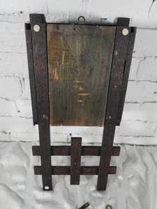 lot 73 image: Enchanting Antique Mission Wall Clock by the Sessions Clock Company