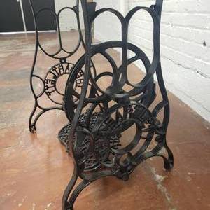 lot 95 image: Vintage Upcycled Sewing Table