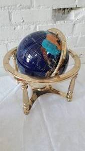 lot 104 image: Stunning Desktop Gemstone Globe