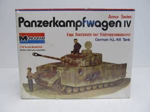 NOS Vintage Monogram Armor Series German Panzerkampfwagen Tank