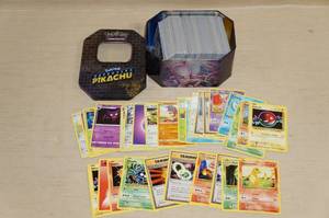 Metal Tin of Pokemon Cards