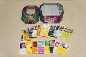 Metal Tin of Pokemon Cards