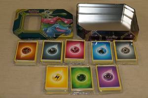 Metal Tin of Pokemon Energy Cards