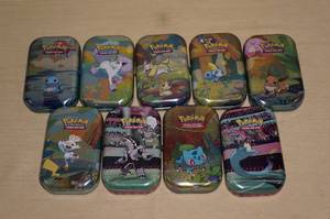 9 Pokemon Metal Cases