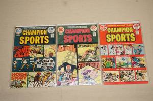Champion Sports Comics - Low Cover Prices