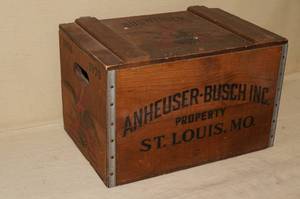 Anheuser-Busch Wood Crate