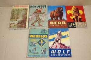 Vintage Cub and Boy Scout Books