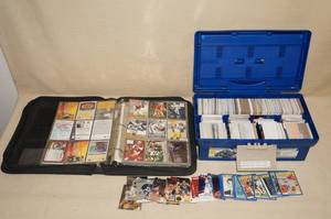 Binder and Case of Sports Cards