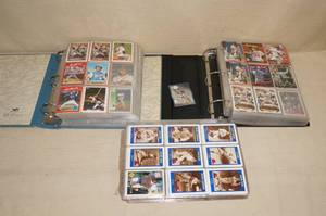 3 Binders of Baseball Cards