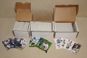 3 Boxes of Football Cards