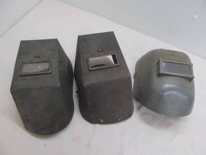 lot 5 image: vintage welding helmets