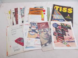 lot 105 image: vintage advertisements