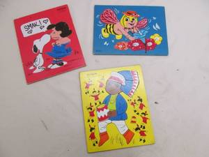 lot 107 image: vintage childrens puzzles