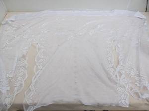lot 166 image: Lace window covering