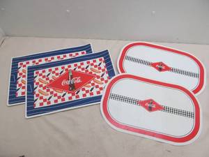 lot 184 image: Coke vinyl placemats