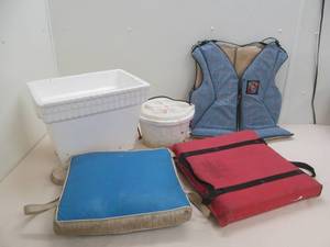 lot 232 image: Buckets, life preserves