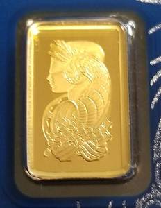 PAMP SUISSE 1 gram .999 FINE GOLD BAR SEALED