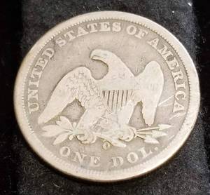1859-O US SEATED DOLLAR